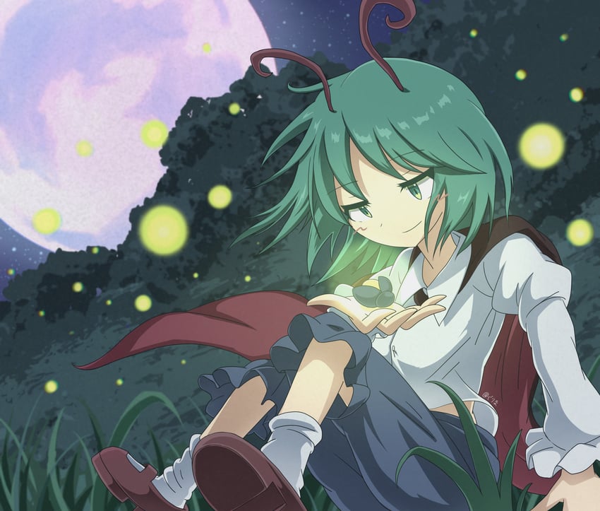 wriggle nightbug (touhou and 1 more) drawn by gurina_15