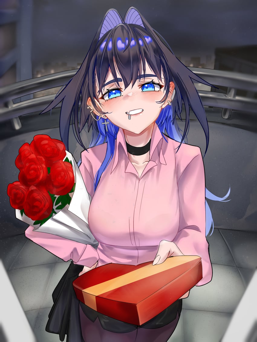 ouro kronii (hololive and 1 more) drawn by daaku_(koizumi_arata)