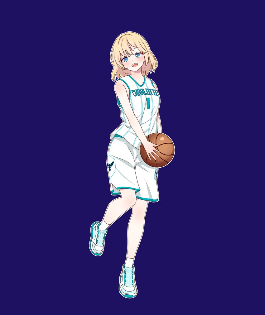 watson amelia and lamelo ball (hololive and 3 more) drawn by snkagawa