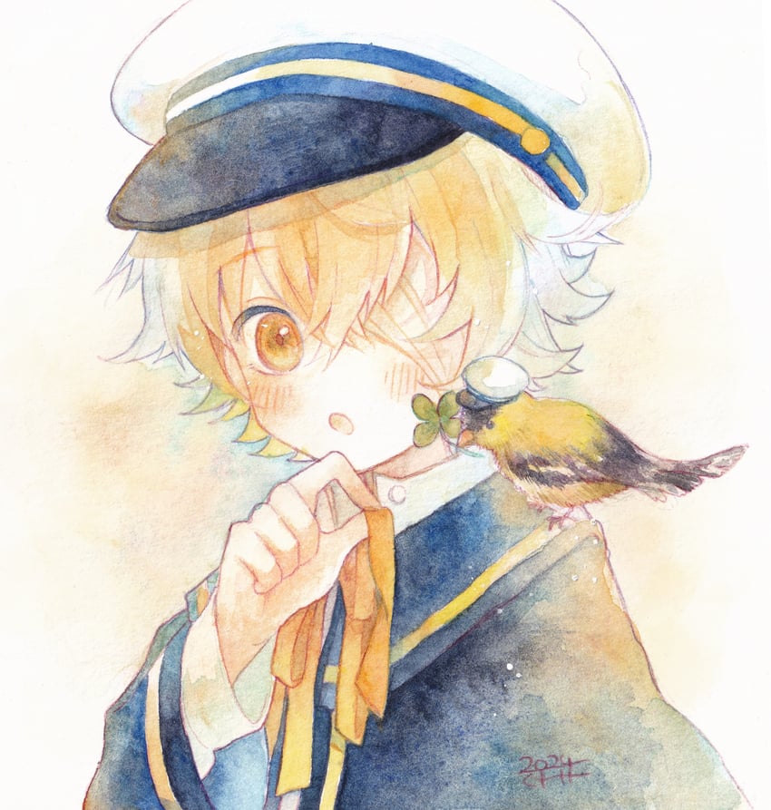oliver (vocaloid) drawn by kurebe