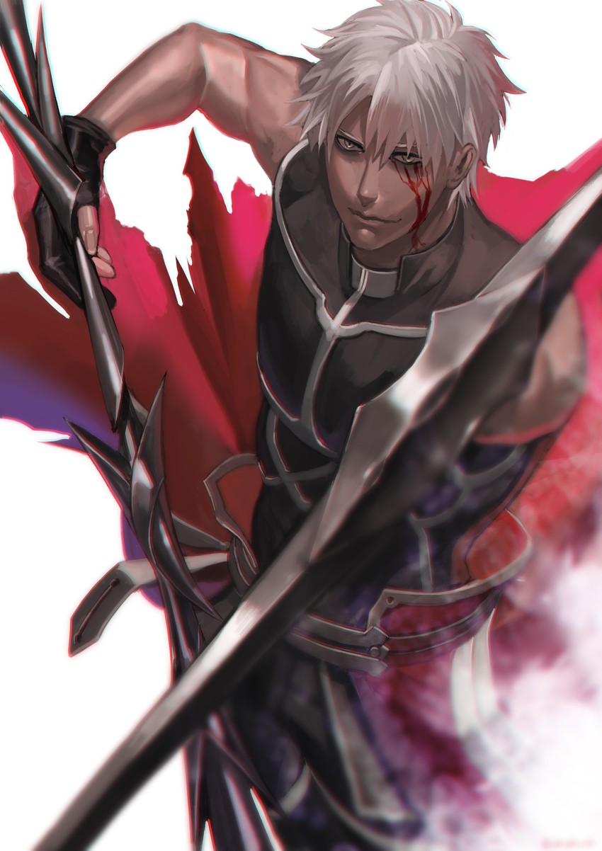 archer and archer alter (fate and 2 more) drawn by jakojakojako