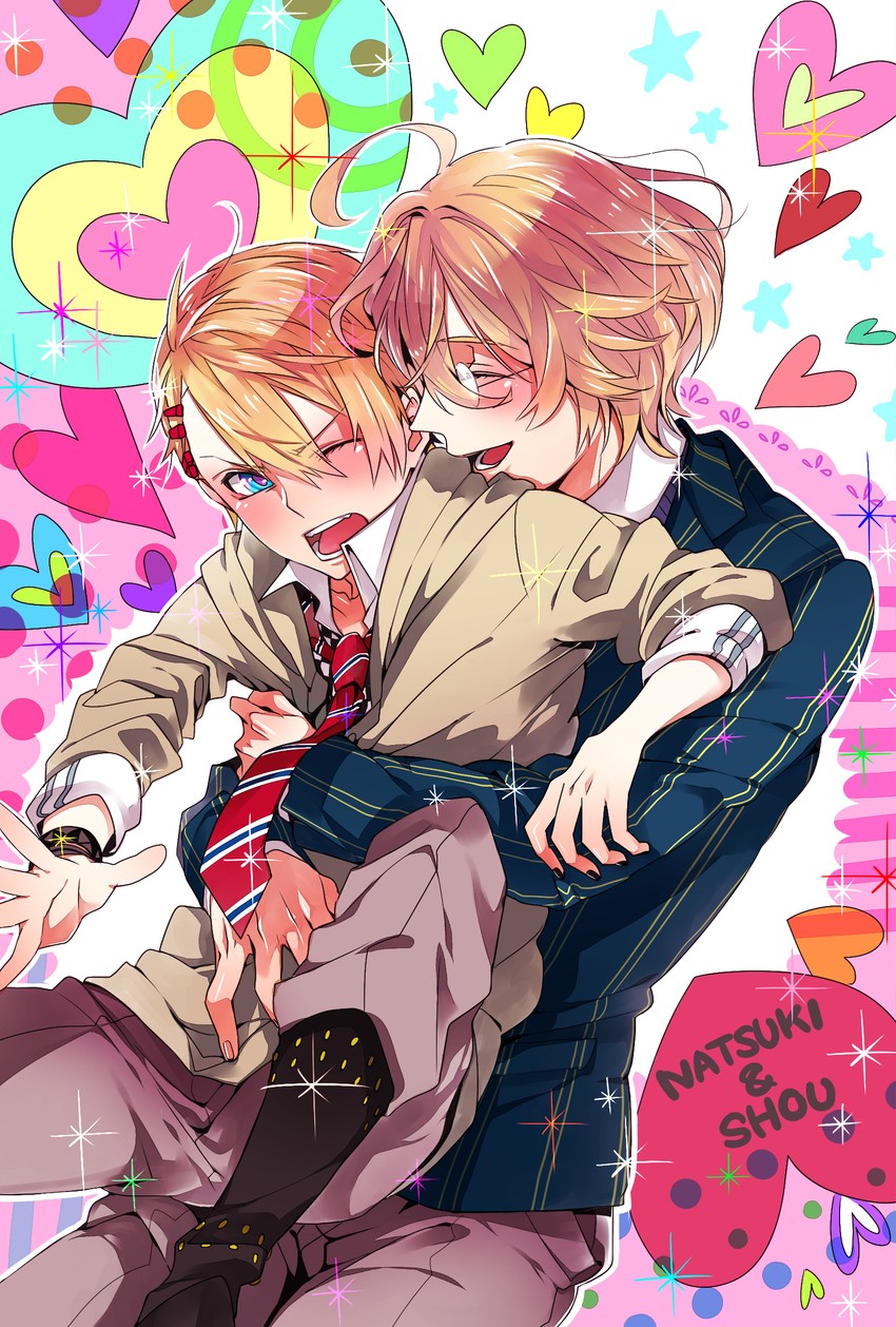 kurusu shou and shinomiya natsuki (uta no prince-sama) drawn by kazari_tayu