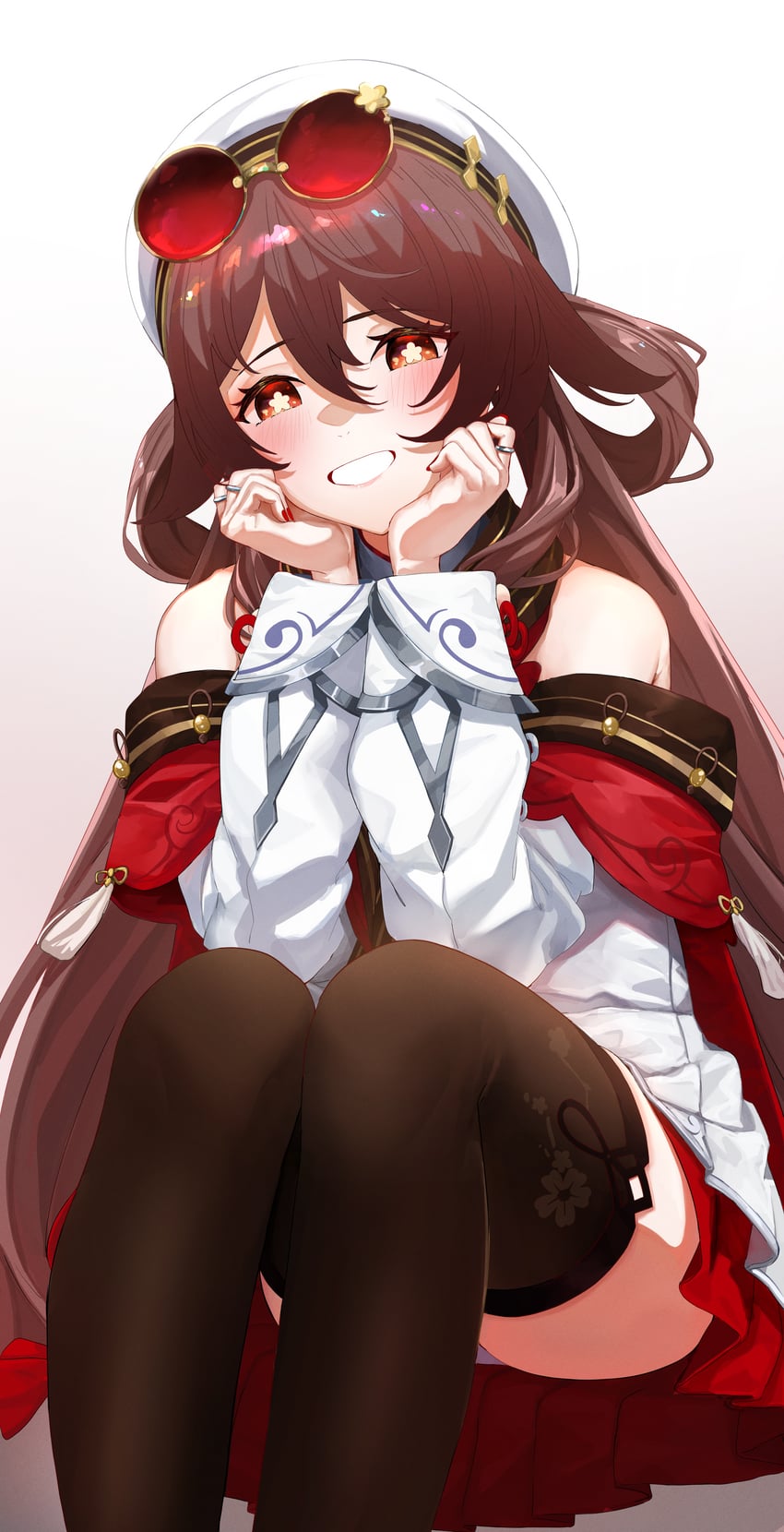 hu tao (genshin impact) drawn by ailushin