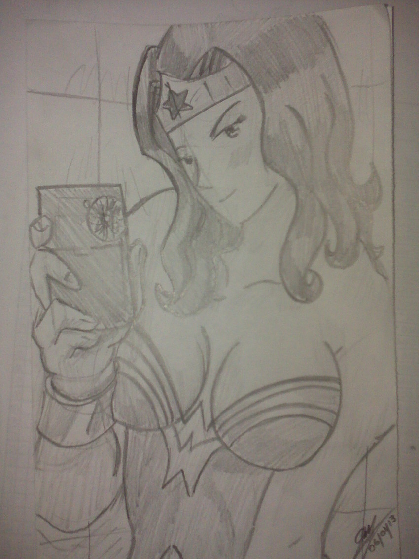 wonder woman (dc comics and 1 more) drawn by nauj976431