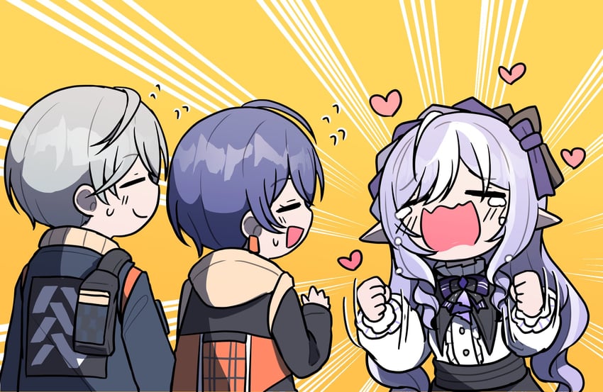 belle, wise, and vivian banshee (zenless zone zero) drawn by sodamoon