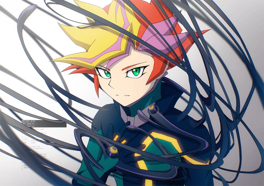 fujiki yusaku, playmaker, and ai (yu-gi-oh! and 1 more) drawn by atltax_00