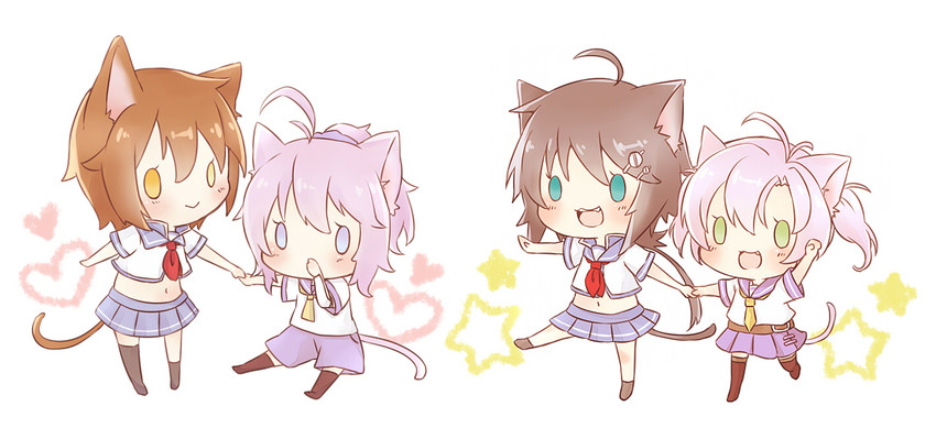 aoba, kinugasa, furutaka, and kako (kantai collection) drawn by mizu_bonbori