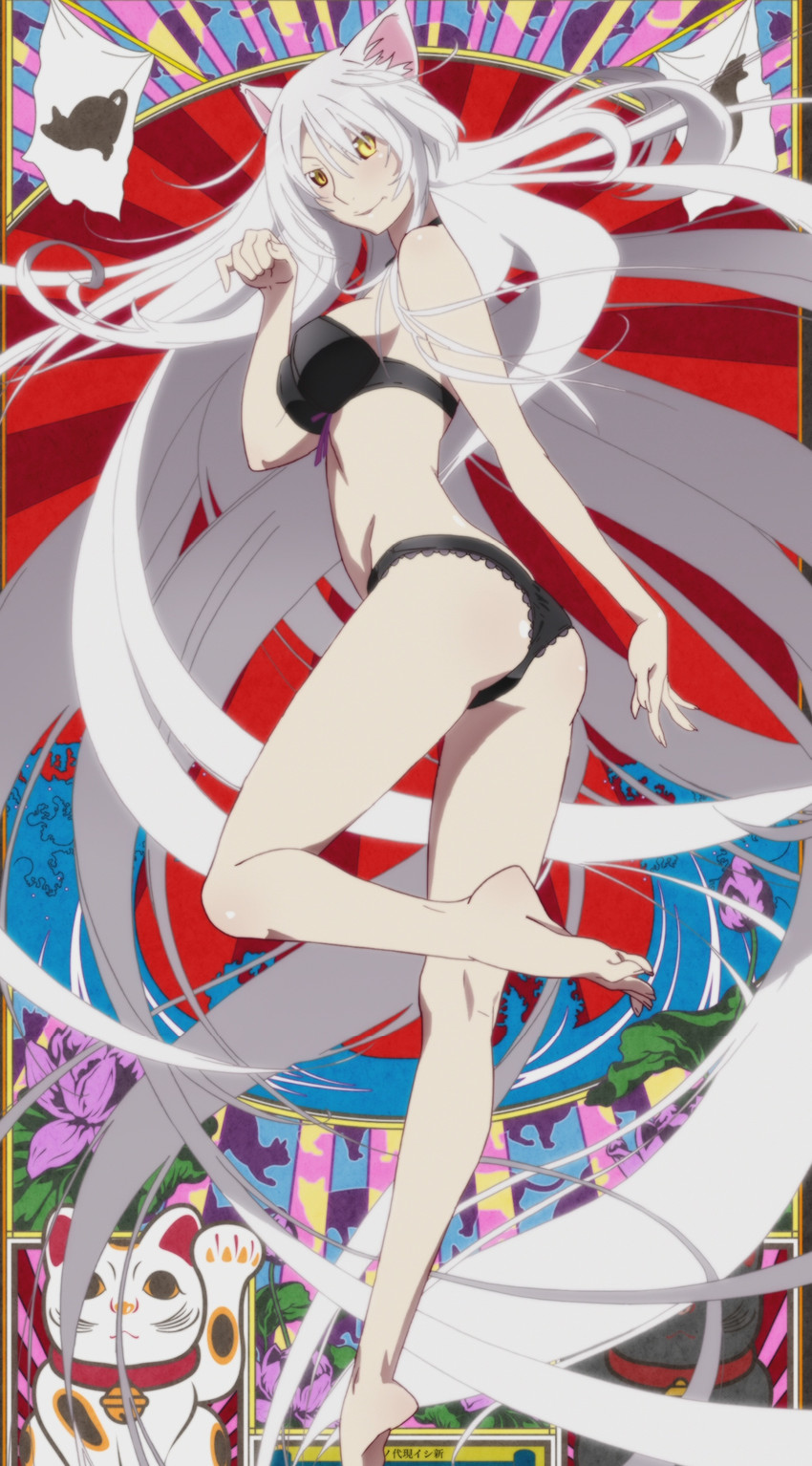 hanekawa tsubasa and black hanekawa (monogatari and 1 more)