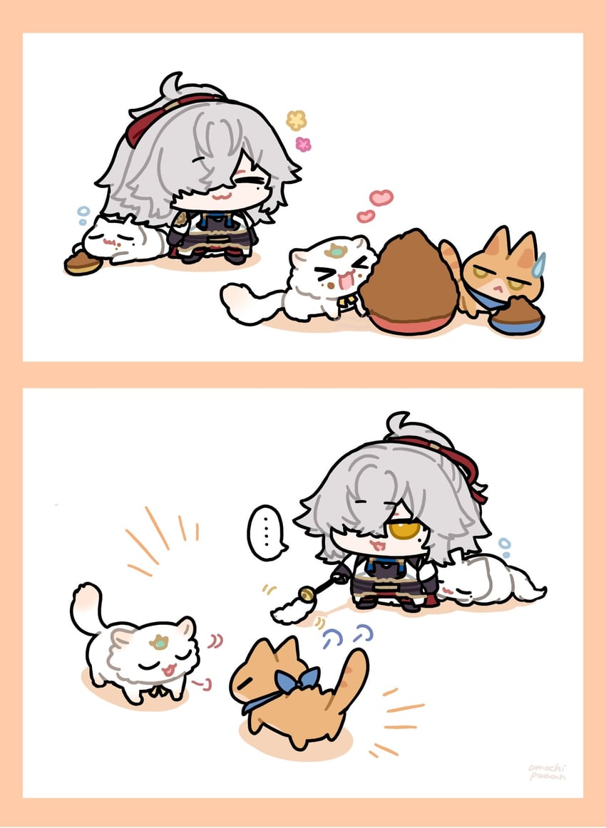 jing yuan, yunli, and yanqing (honkai and 1 more) drawn by omochi_binta