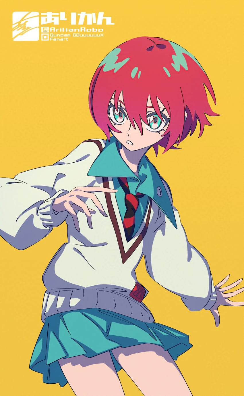 amate yuzuriha (gundam and 1 more) drawn by arikanrobo