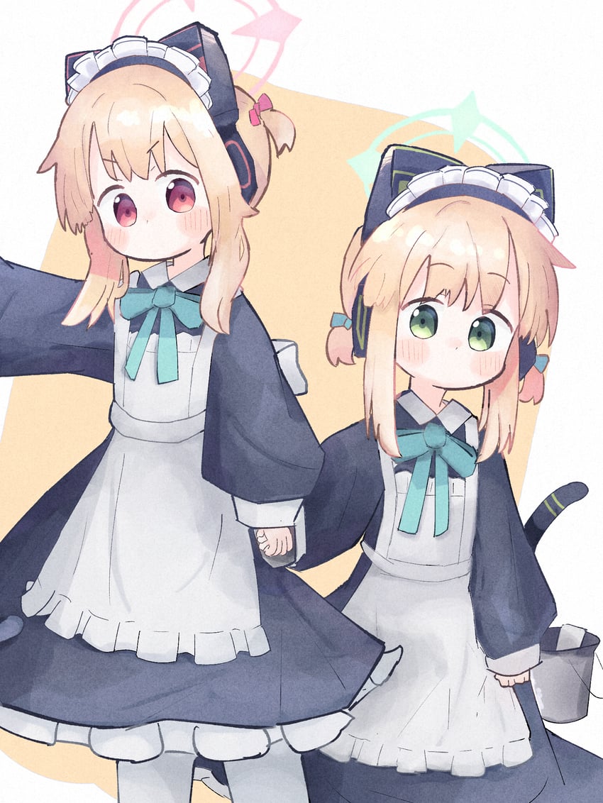 momoi and midori (blue archive) drawn by sb10_3s