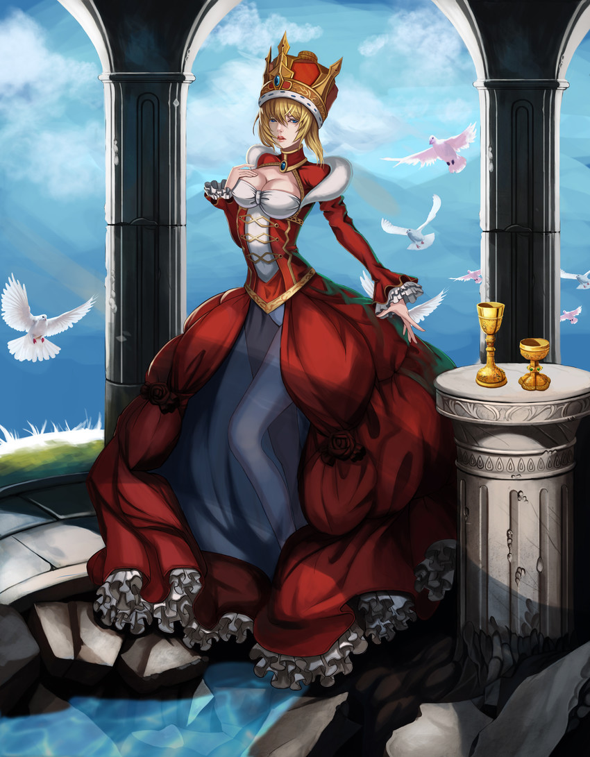 nero claudius (fate and 1 more) drawn by leidami