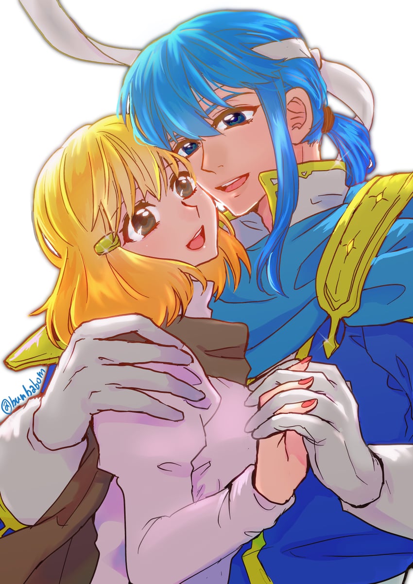 seliph and lana (fire emblem and 1 more) drawn by taguchi_(igutiguti)