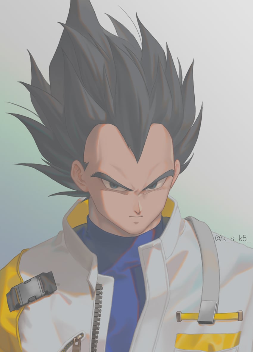 vegeta (dragon ball and 1 more) drawn by ksuke_(k-taro31)