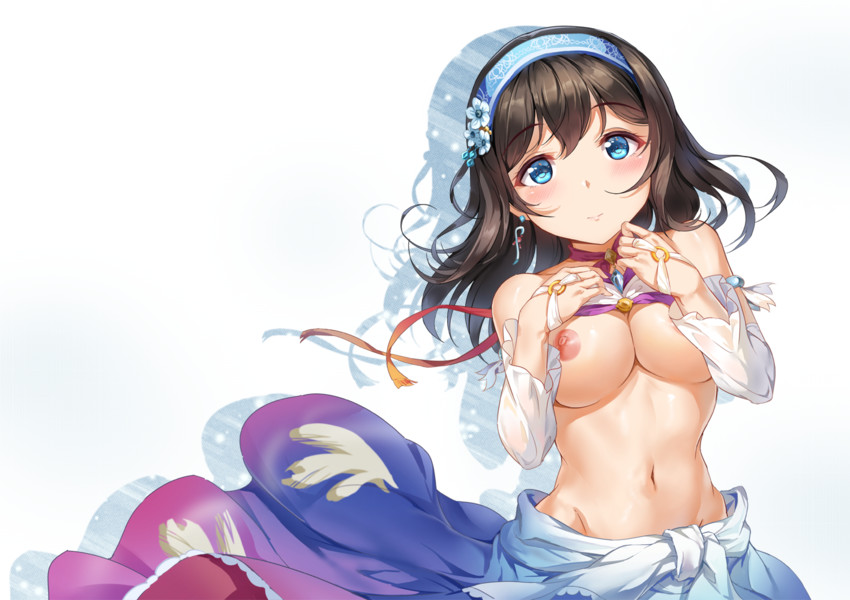 sagisawa fumika (idolmaster and 2 more) drawn by miazi