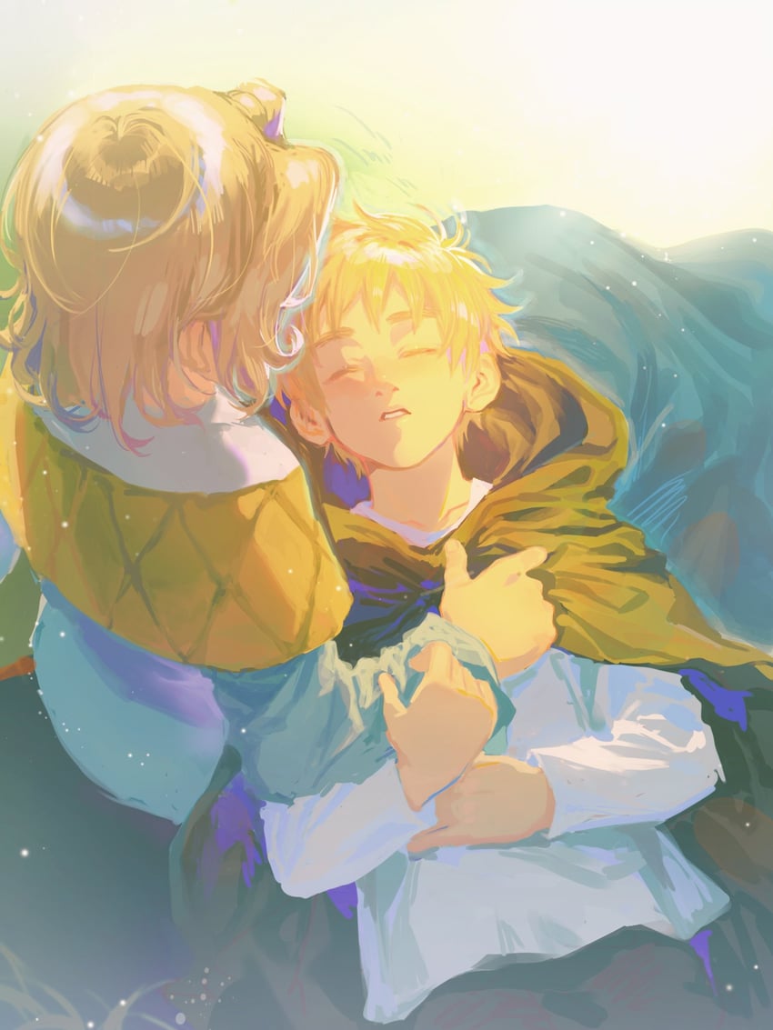 united kingdom and france (axis powers hetalia) drawn by ikusaaaaaaa