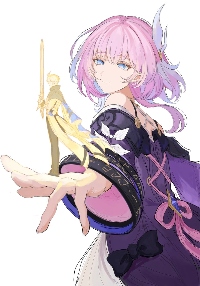 phainon and cyrene (honkai and 1 more) drawn by f_ron