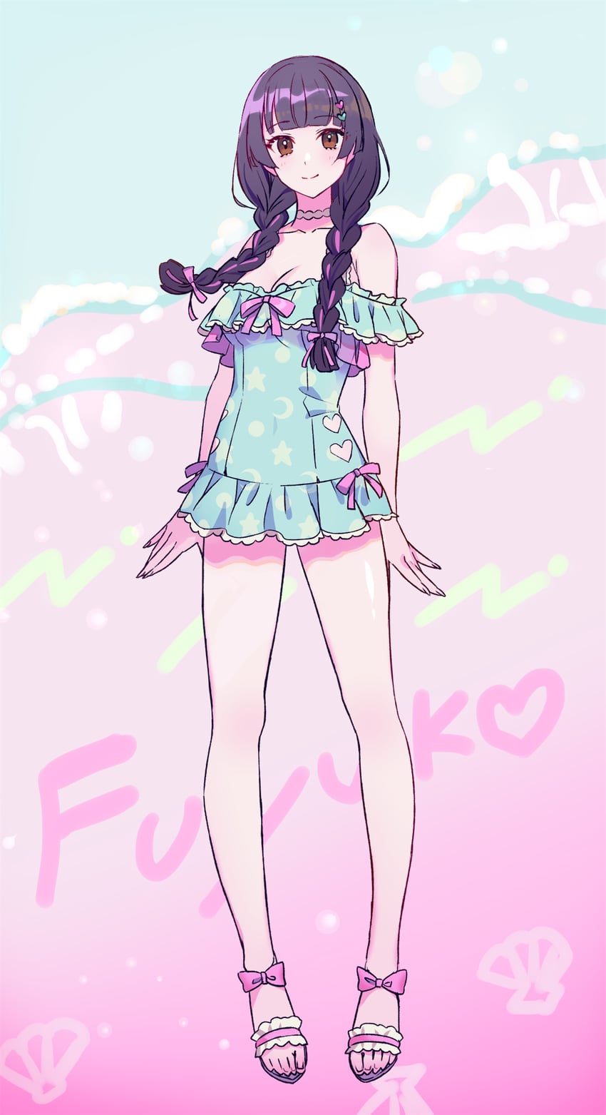 mayuzumi fuyuko (idolmaster and 1 more) drawn by yuura
