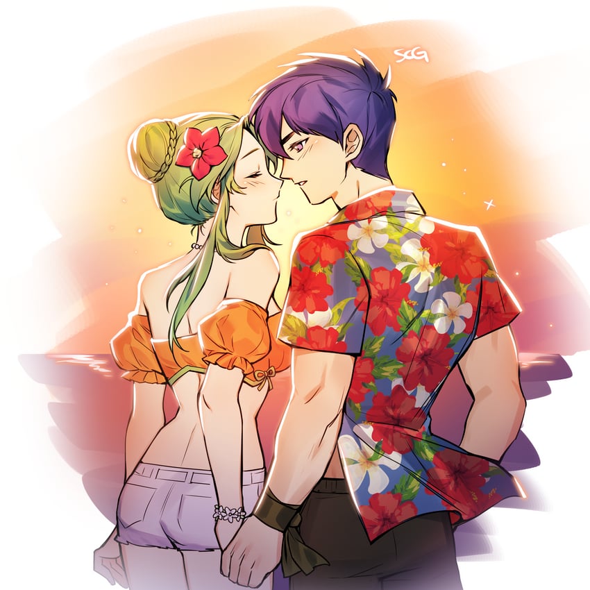 ike and elincia ridell crimea (fire emblem and 3 more) drawn by silvercandy_gum