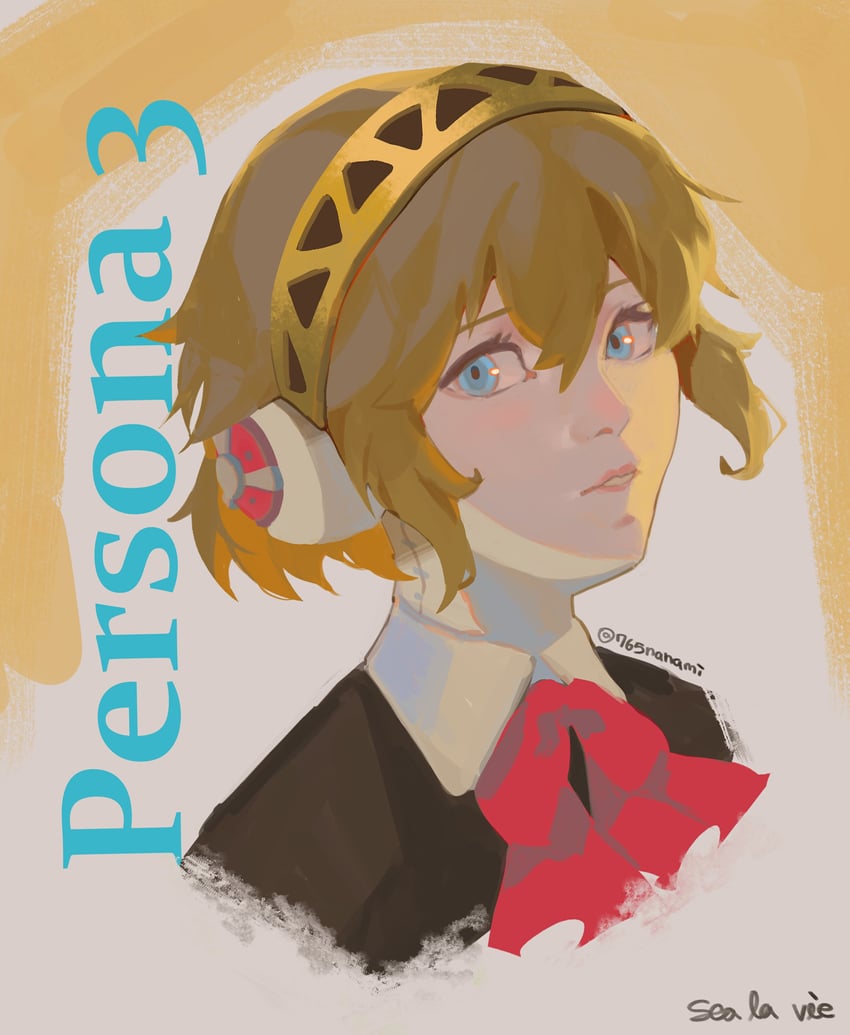 aigis (persona and 1 more) drawn by 765_nanami
