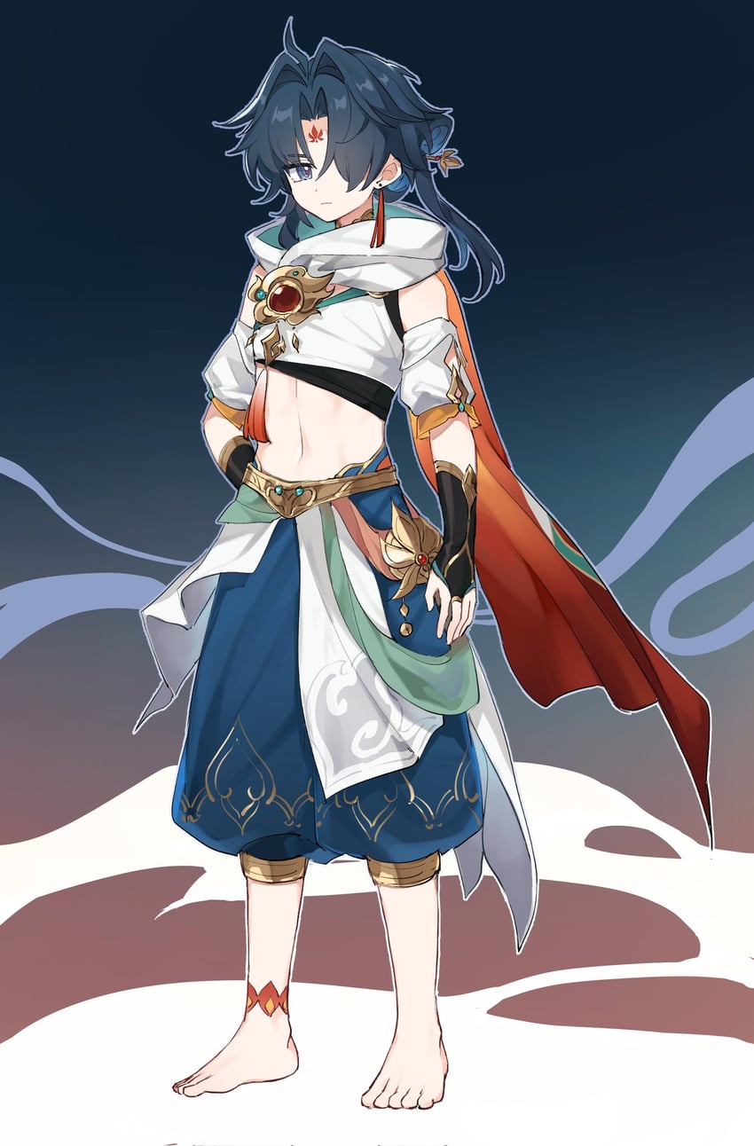 blade and yingxing (honkai and 1 more) drawn by wenyue_00