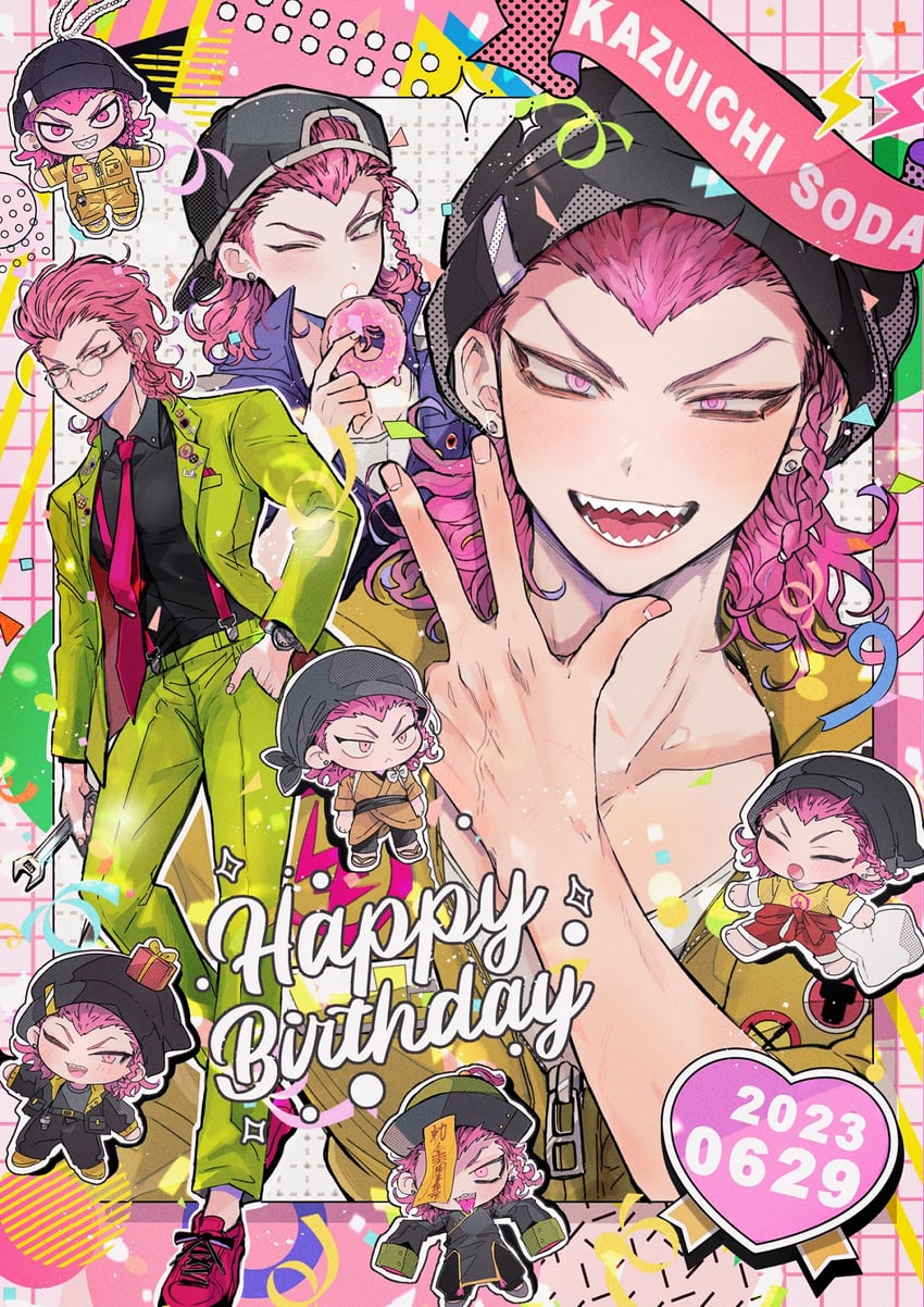 soda kazuichi (danganronpa and 1 more) drawn by joonoyuki