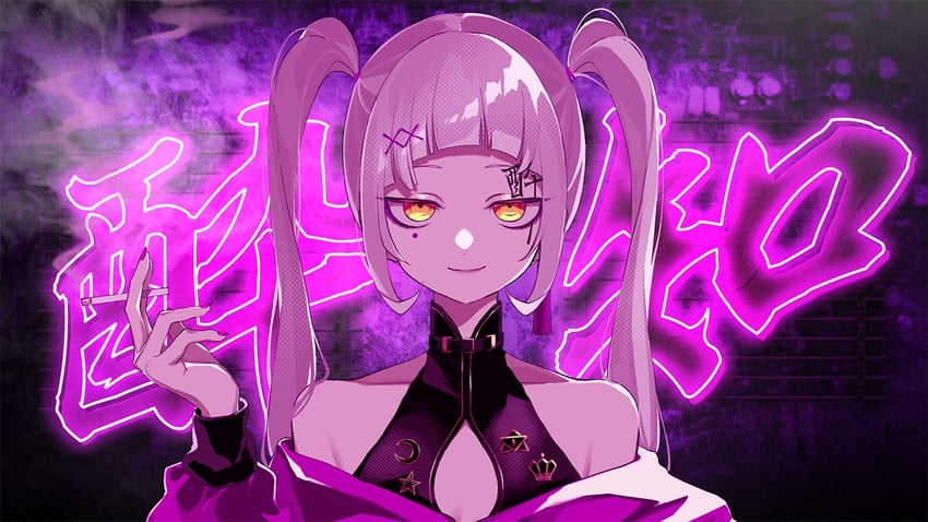 murasaki shion (hololive and 1 more) drawn by sofra