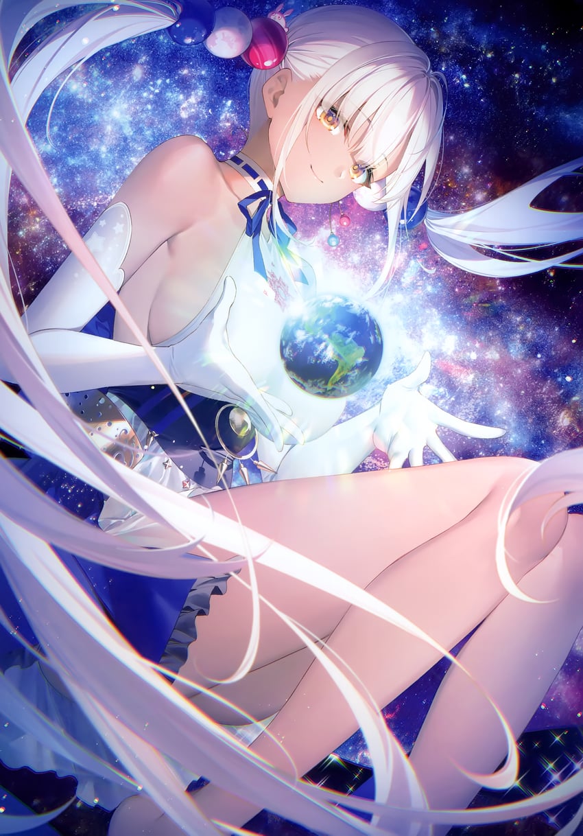 tsukumo sana and usaslug (hololive and 1 more) drawn by toosaka_asagi