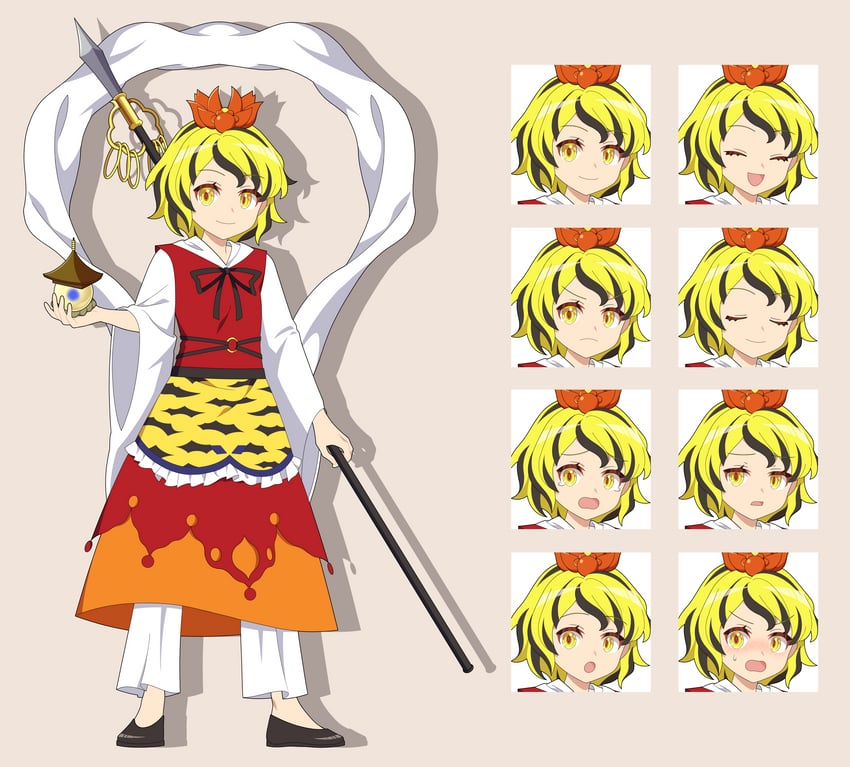 toramaru shou (touhou) drawn by 4rion