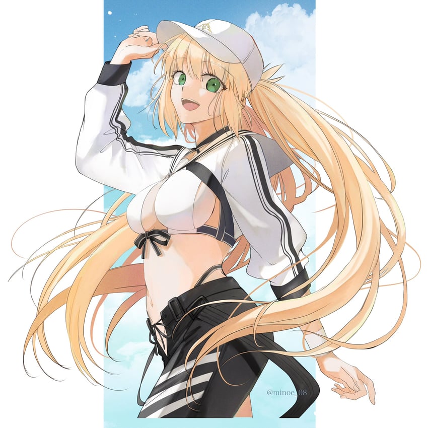 artoria pendragon and artoria caster (fate and 1 more) drawn by minoe08