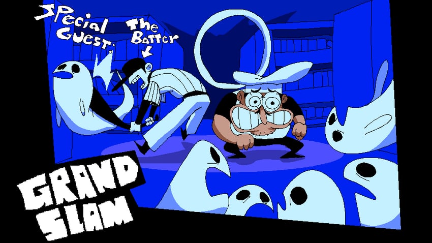 the batter, peppino spaghetti, add-on, and spectre (pizza tower and 1 more) drawn by dicenslices