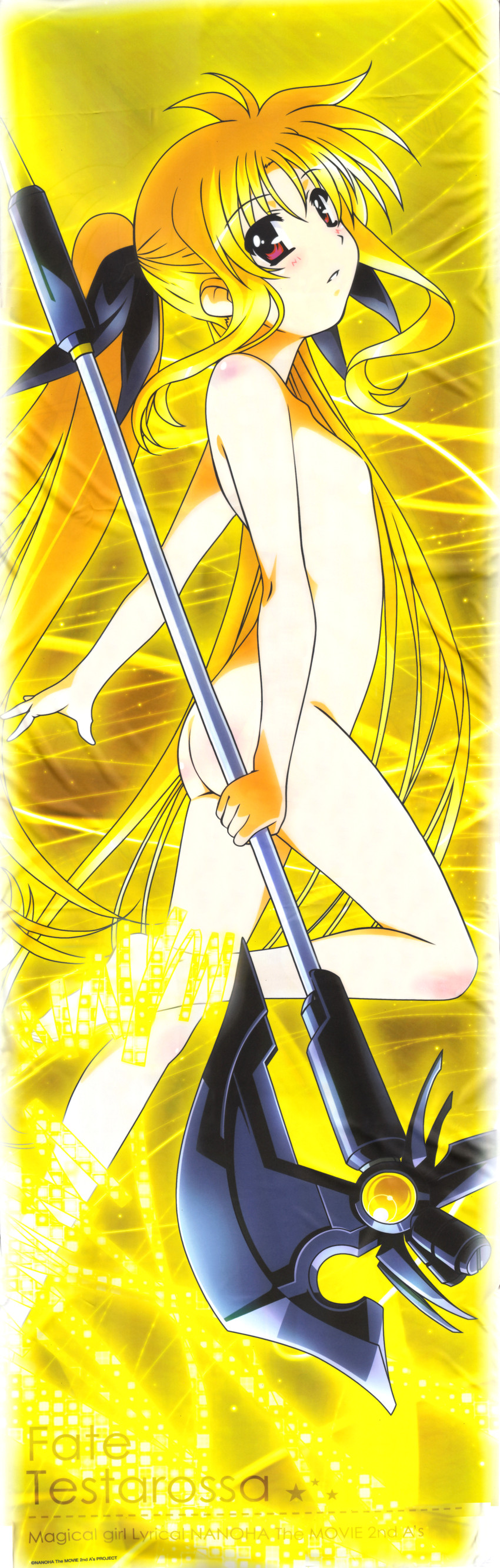 fate testarossa and bardiche (lyrical nanoha and 3 more) drawn by okuda_yasuhiro
