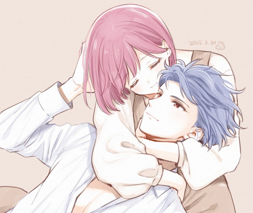 protagonist and shitara seiji (tokimeki memorial and 2 more) drawn by krudears