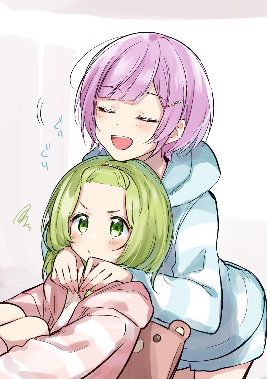 morinaka kazaki and yuuhi riri (nijisanji) drawn by yuama