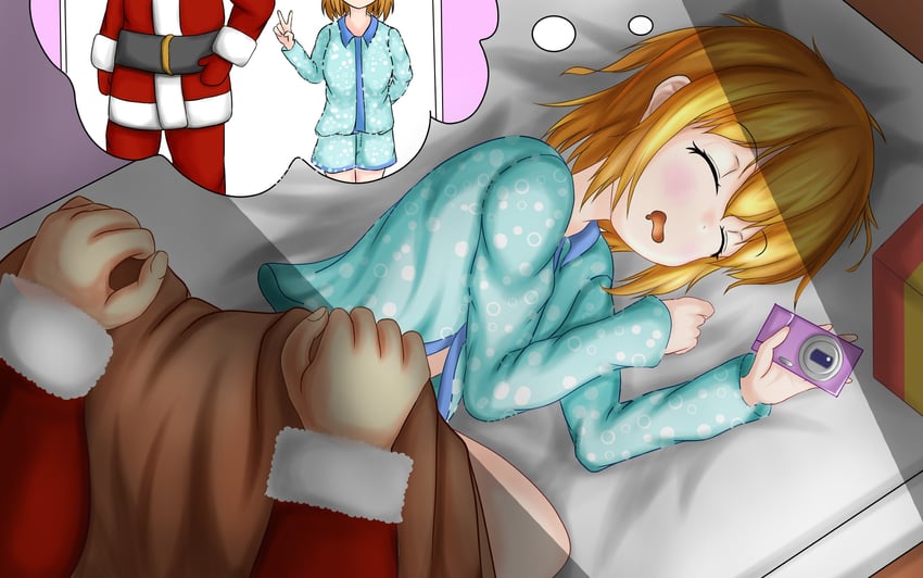 santa claus (original and 1 more) drawn by mikosi