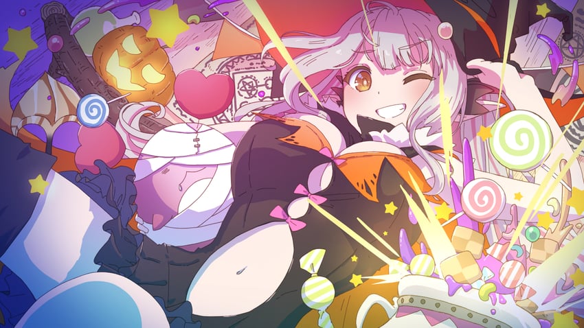 suou patra and kanikama (indie virtual youtuber) drawn by kagawa_yuusaku