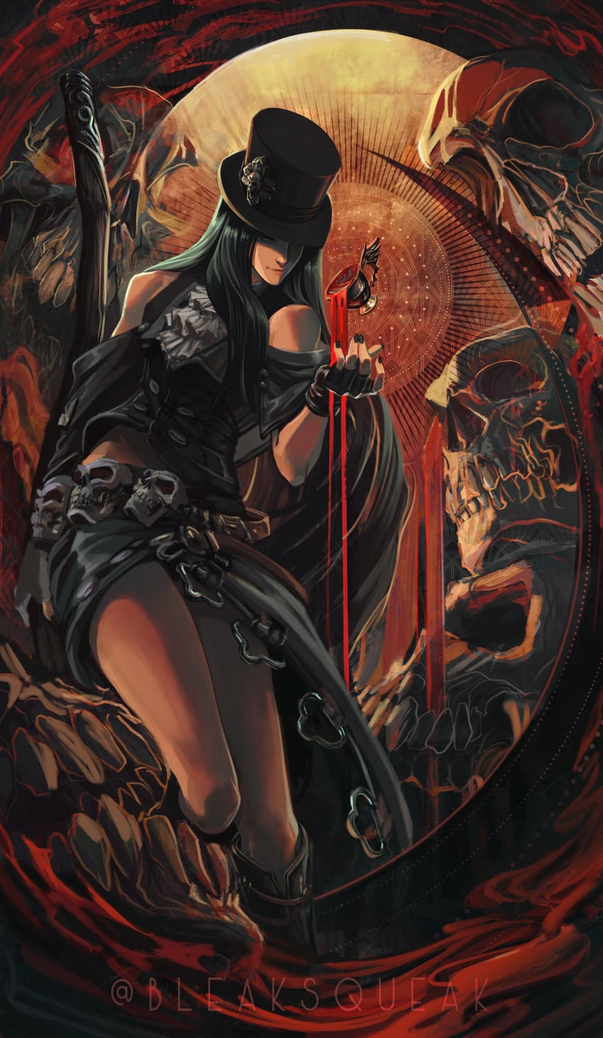 testament (guilty gear and 1 more) drawn by pupukachoo