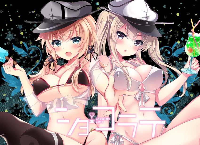 prinz eugen and graf zeppelin (kantai collection) drawn by ichiyou_moka