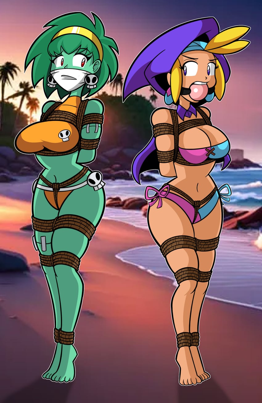 rottytops and sky (shantae and 1 more) drawn by raya100