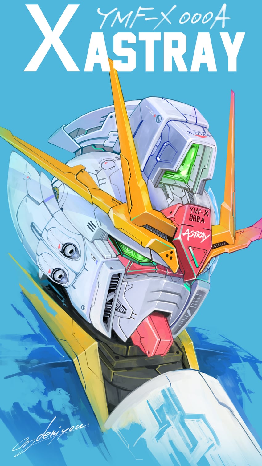 dreadnought gundam (gundam and 3 more) drawn by denjyou23