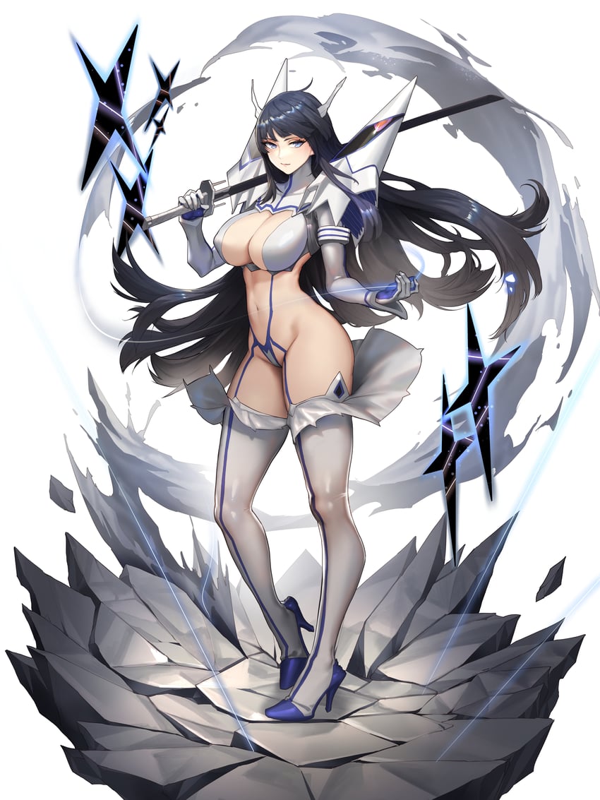 kiryuuin satsuki and junketsu (kill la kill) drawn by jinlin