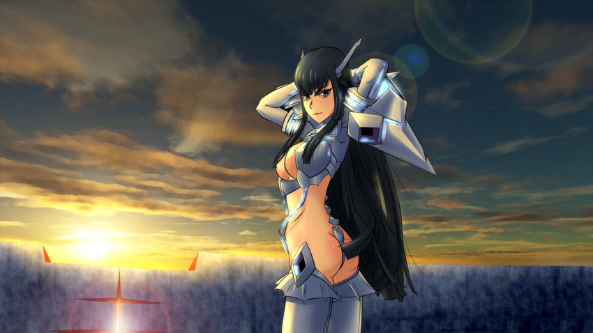 kiryuuin satsuki and junketsu (kill la kill) drawn by genya_(genya67)