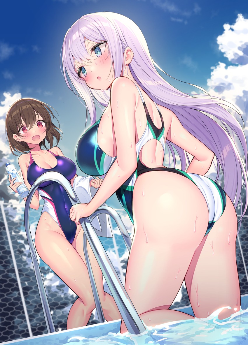 sharifah ozdil and alexandra viktorovna dashkova (original) drawn by ichi-jirushi