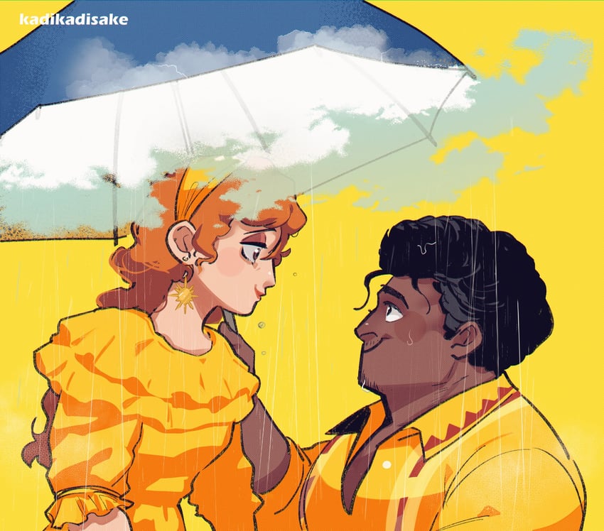 pepa madrigal and felix madrigal (encanto) drawn by ka_ji