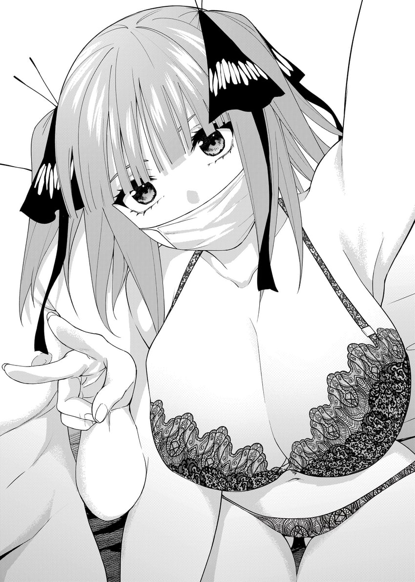nakano nino and uesugi fuutarou (go-toubun no hanayome) drawn by kosmos_beta