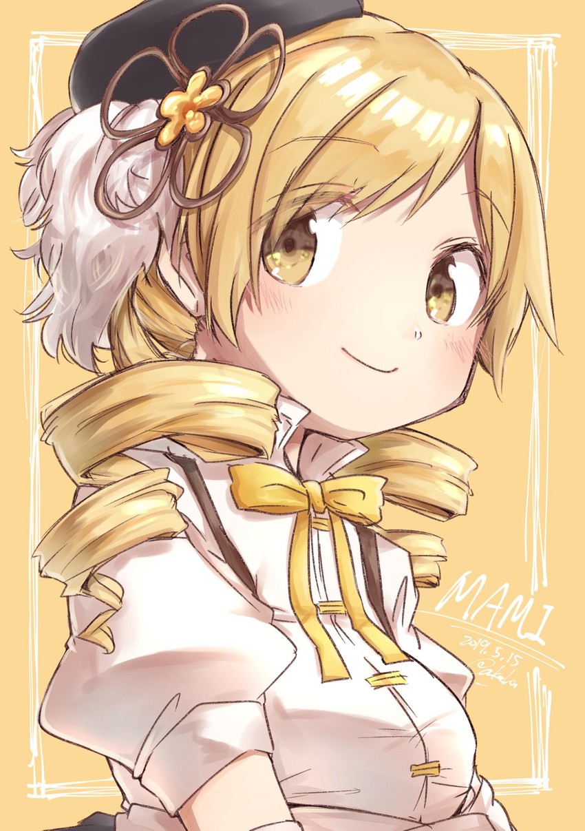 tomoe mami (mahou shoujo madoka magica) drawn by itou_(ankocha-mgmg)