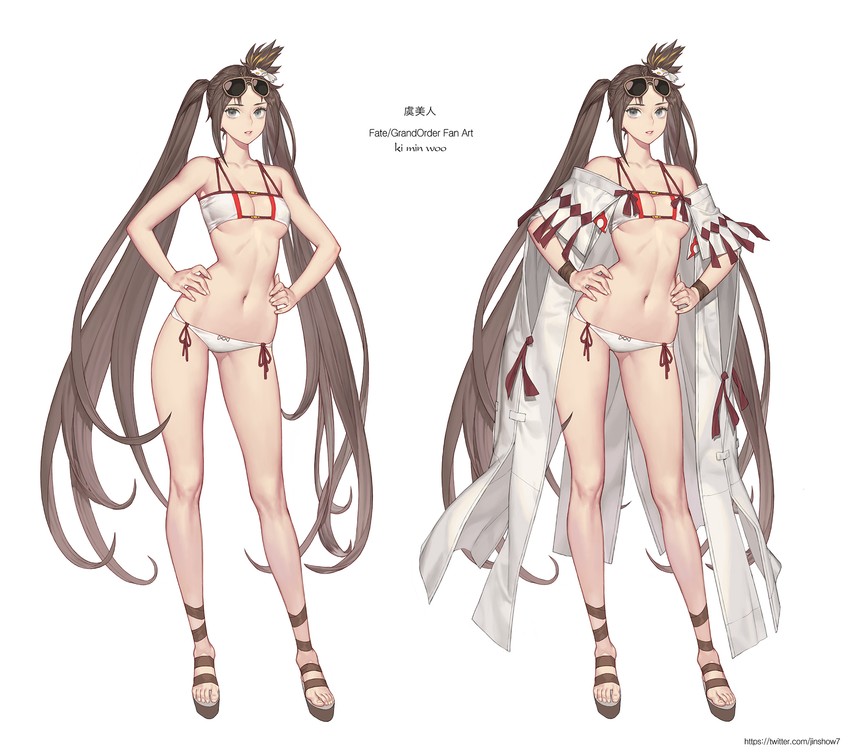 yu mei-ren (fate and 1 more) drawn by ki_min-woo
