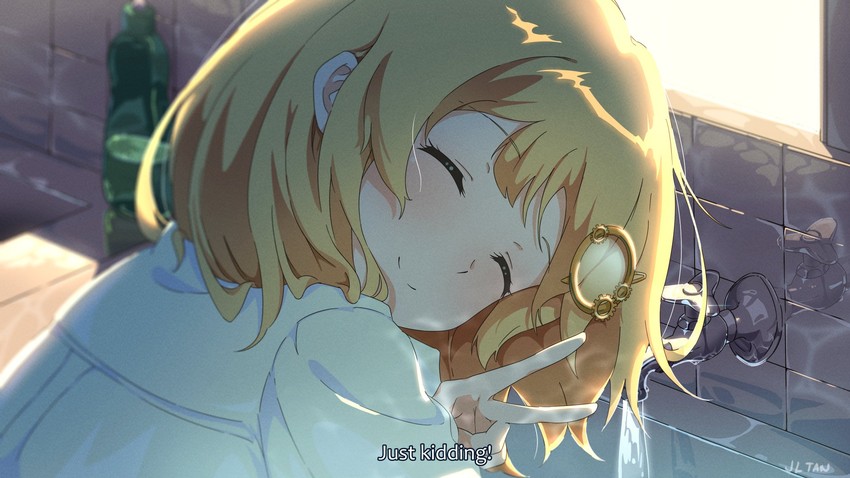 watson amelia (hololive and 1 more) drawn by jl_tan