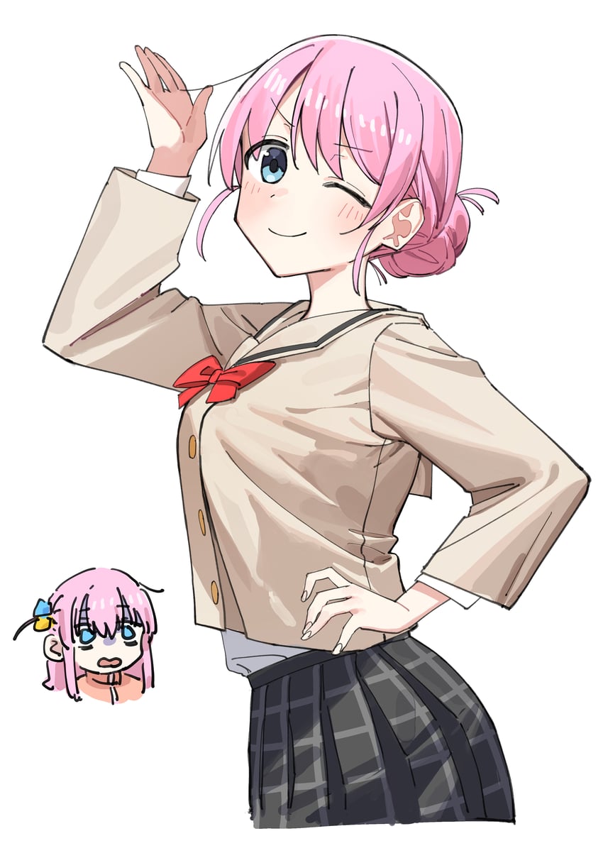 gotoh hitori and gotoh michiyo (bocchi the rock!) drawn by haruyuki_(gffewuoutgblubh)