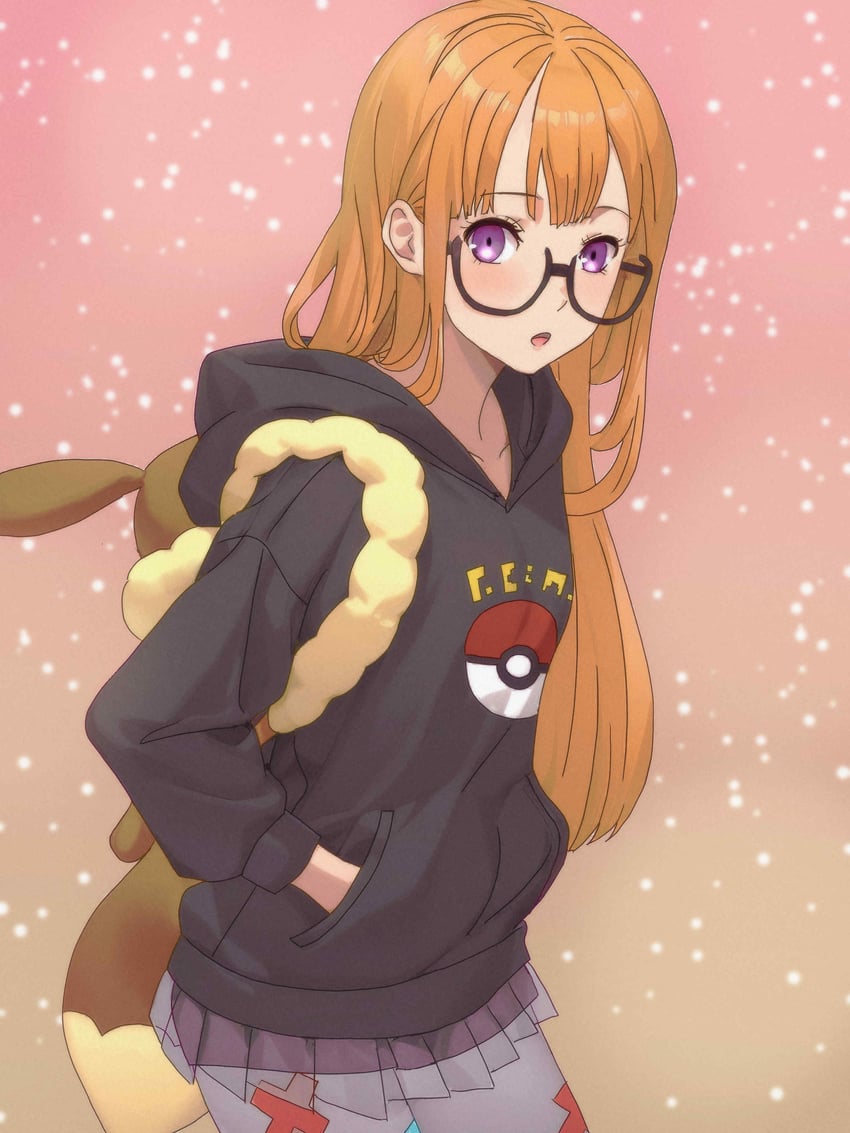 eevee, sakura futaba, and penny (pokemon and 3 more) drawn by goromochan